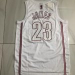 Maillot de Basket #23 James Cleveland Cavaliers authentique Vintage Blanc